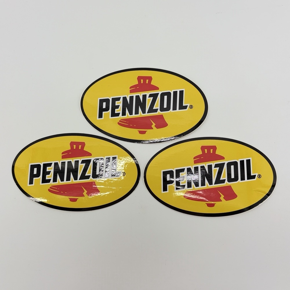 Lot Of 3 Pennzoil Decal Stickers